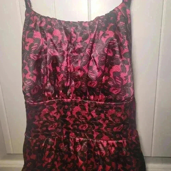 Y2k Taboo dress size 6 With adjustable straps, pull back belt, ruffled bottom. - Picture 6 of 7